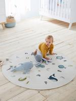 Rond ABC-marine kleed ivoor Rond ABC-marine kleed ivoor