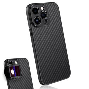 MOJOGEAR 17mm lens case voor iPhone 15 - Carbon