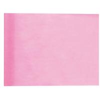 Tafelloper/decoratie stof - op rol - lichtroze - 30 cm x 10 m - non woven polyester