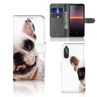 Sony Xperia 10 II | Telefoonhoesje | Met pasjeshouder | Franse Bulldog Sony Xperia 10 II | Telefoonhoesje | Met pasjeshouder | Franse Bulldog
