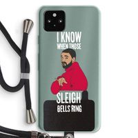 Sleigh Bells Ring: Pixel 5a 5G Transparant Hoesje met koord