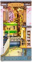 Robotime Sakura Densya BookNook DIY bouwpakket Houten Modelbouw