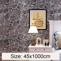 Fort baksteen creatieve 3D steen baksteen decoratie behang Stickers slaapkamer woonkamer muur waterdicht Wallpaper Roll grootte: 45 * 1000cm