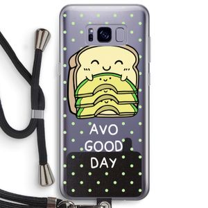 Avo Good Day: Samsung Galaxy S8 Plus Transparant Hoesje met koord