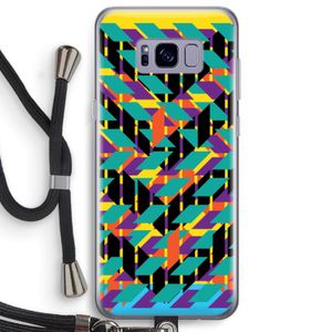 Skew Bee 1: Samsung Galaxy S8 Plus Transparant Hoesje met koord