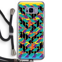 Skew Bee 1: Samsung Galaxy S8 Plus Transparant Hoesje met koord