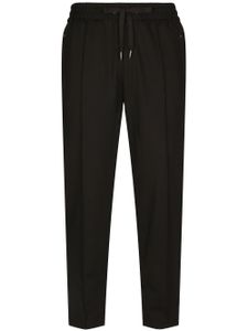 Dolce & Gabbana pantalon de jogging à chevrons - Noir