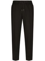 Dolce & Gabbana pantalon de jogging à chevrons - Noir