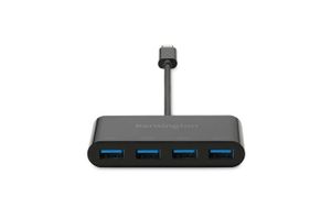 Kensington K33616WW USB-C (USB 3.2 Gen 2) multiport hub 4 poorten Zwart