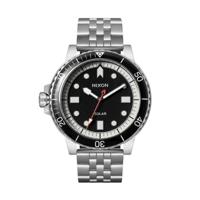 Nixon A1402-5233 Zwart Zilverkleurig Heren horloge