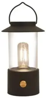 Anna&apos;s Collection Draadloze lantaarn warm wit 24 x 9cm, zwart