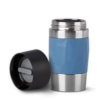 Emsa Thermosbeker Travel Mug Compact Blauw 300 ml - thumbnail