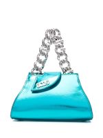 GCDS petit sac cabas Comma Transpallic - Bleu