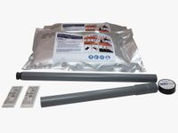Epoxyhars 2x 2.5L voor afdichting kastbodem meterkasten 0.5M² blijft flexibel Nieuw