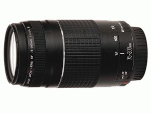 Canon EF 75-300mm f/4.0-5.6 III SLR Telelens Zwart