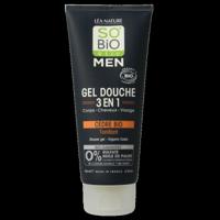 So Bio Etic Showergel for men 3 in 1 cedar 200 Milliliter