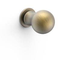 Handdoek haak Clasic | Wandmontage | 2 cm | Enkel haaks | Messing mat