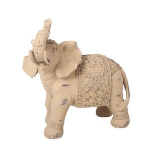 Olifant woondecoratie dieren beeldje 21 x 10 x 20,50 cm