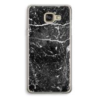 Zwart marmer: Samsung Galaxy A5 (2016) Transparant Hoesje