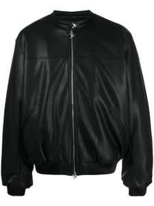 3PARADIS veste bomber Leatherette - Noir