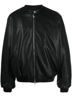 3PARADIS veste bomber Leatherette - Noir - thumbnail