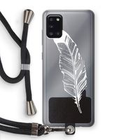Pluim: Samsung Galaxy A31 Transparant Hoesje met koord Pluim: Samsung Galaxy A31 Transparant Hoesje met koord