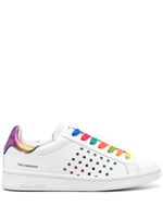 DSQUARED2 baskets en cuir à lacets - Blanc