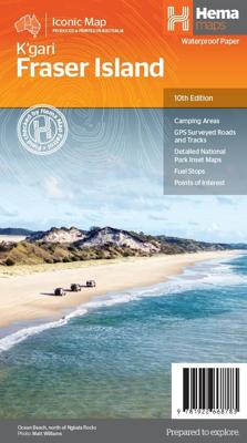 Wegenkaart - landkaart Iconic Map Fraser Island - Australië | Hema Maps