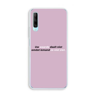 uw waarde daalt niet: Huawei P Smart Pro Transparant Hoesje