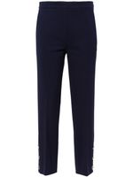 TWINSET pantalon court à coupe droite - Bleu