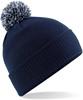 Beechfield CB450B Junior Snowstar® Beanie - French Navy/Light Grey - One Size