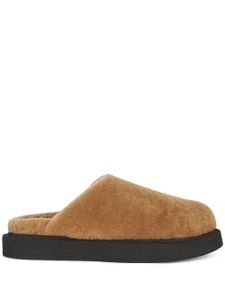 Giuseppe Zanotti chaussons Wynter en peau lainée - Tons neutres