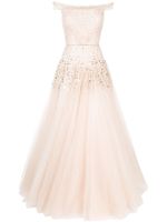 Jenny Packham robe longue Sirena à sequins - Rose