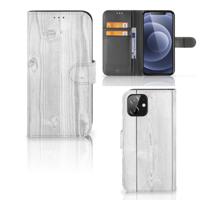 iPhone 12 | 12 Pro (6.1") | Book Style Case | White Wood