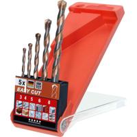 Allesboorset 3-8 mm easy cut 5dlg - Kwb