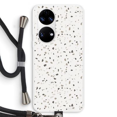 Terrazzo N°14: Huawei P50 Transparant Hoesje met koord