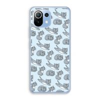 Poezen: Xiaomi Mi 11 Lite Transparant Hoesje