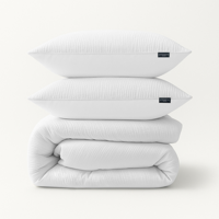 Dekbedovertrek Mousseline Wit Effen 240x200 Cm Anti Allergie & Anti Huisstofmijt & Zacht Zydante - Dekbed-Discounter.nl