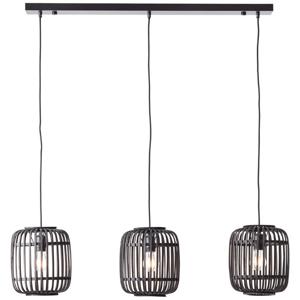 Brilliant Eetkamer hanglamp Woodrow rotan 93778/76