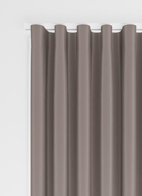 Bahrein gordijn - Taupe met Wave plooi