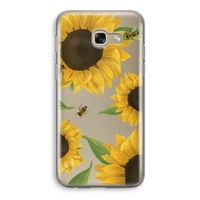 Sunflower and bees: Samsung Galaxy A5 (2017) Transparant Hoesje