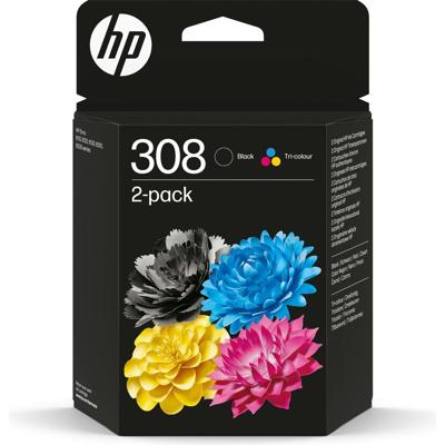Originele inktcartridge HP SERIES 6110, 6120, 6130, 6520, 6530 - Nº 308 Multicolour