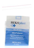 Heka HACCP pleisters blauw 50 x 45mm Heka HACCP pleisters blauw 50 x 45mm