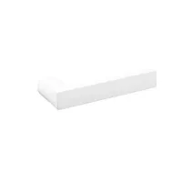 NUDA Deurkruk Baar Mat Wit op minimalistisch rozet