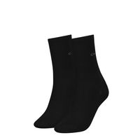 Calvin Klein Dames Sokken Classic 2-pack Zwart-One Size (37-41)