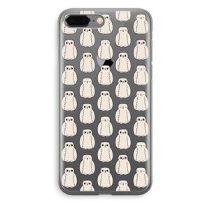 Uilen: iPhone 8 Plus Transparant Hoesje