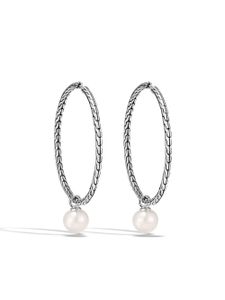 John Hardy boucles d'oreilles Transformable en argent sterling