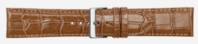 Horlogeband Poletto 454S.05.24 Leder Lichtbruin 24mm