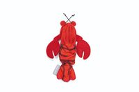 Beeztees bewegende kreeft pluche kattenspeelgoed rood 25x5x8cm