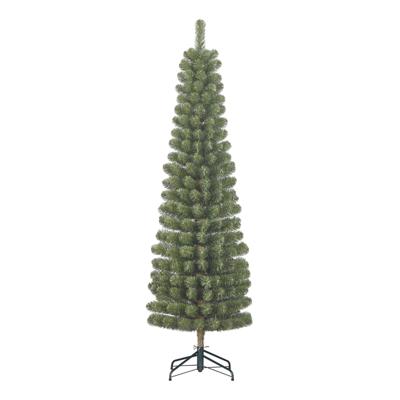 Kunstkerstboom Charlton pilar groen H260 x dia. 63 cm - Black box